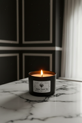 Sumac Sweet Tea Candle on White Marble